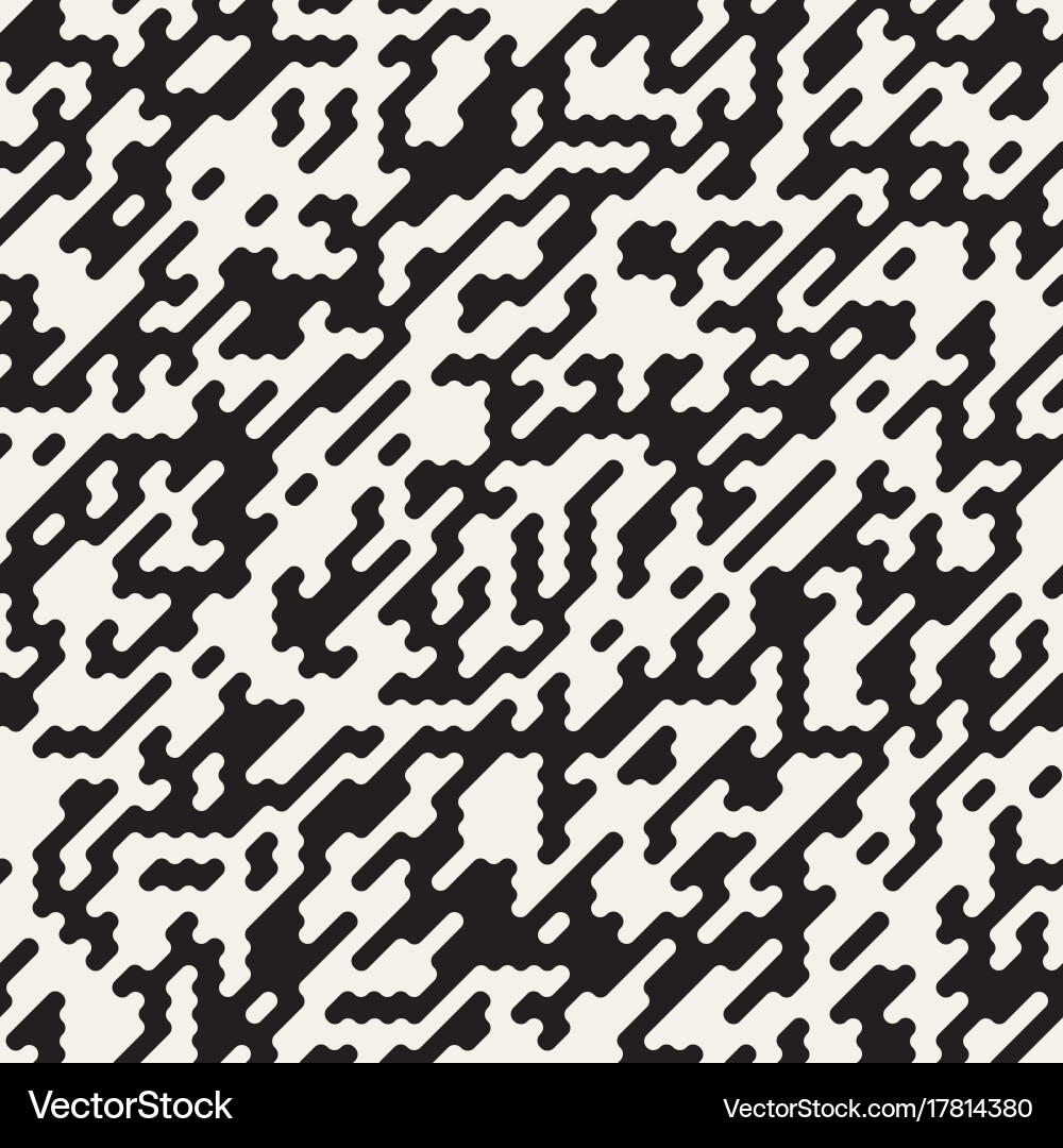Seamless irregular lines grid pattern vector image