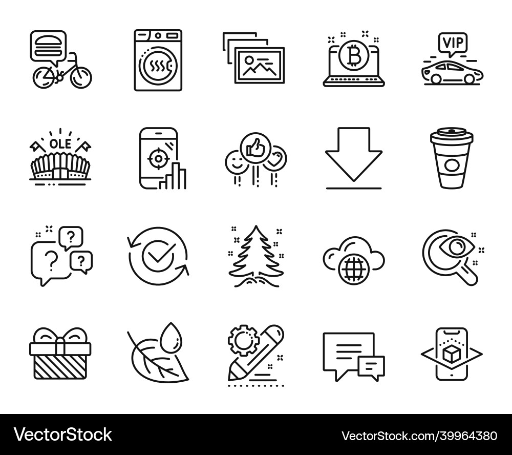 Set of leaf dew like and cloud computing Set of leaf dew like and cloud computing vector image