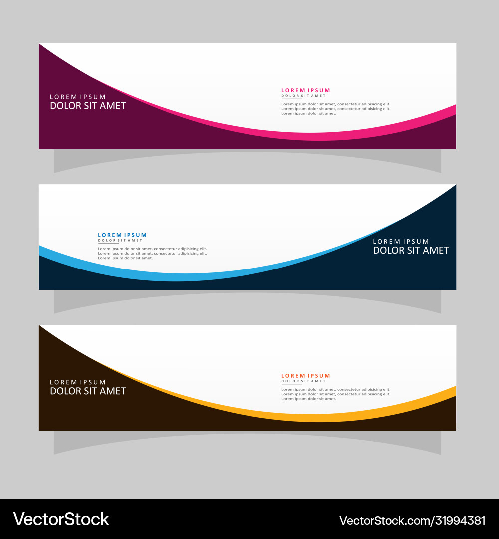 Abstract design banner web template Abstract design banner web template Vector Image