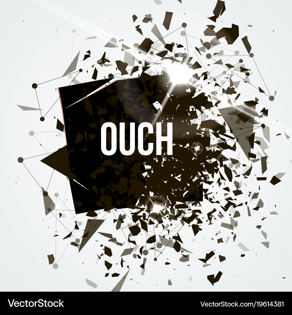 Abstract explosion background Vector Image