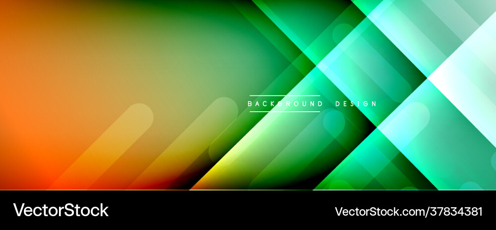 Dynamic lines abstract background 3d shadow Vector Image