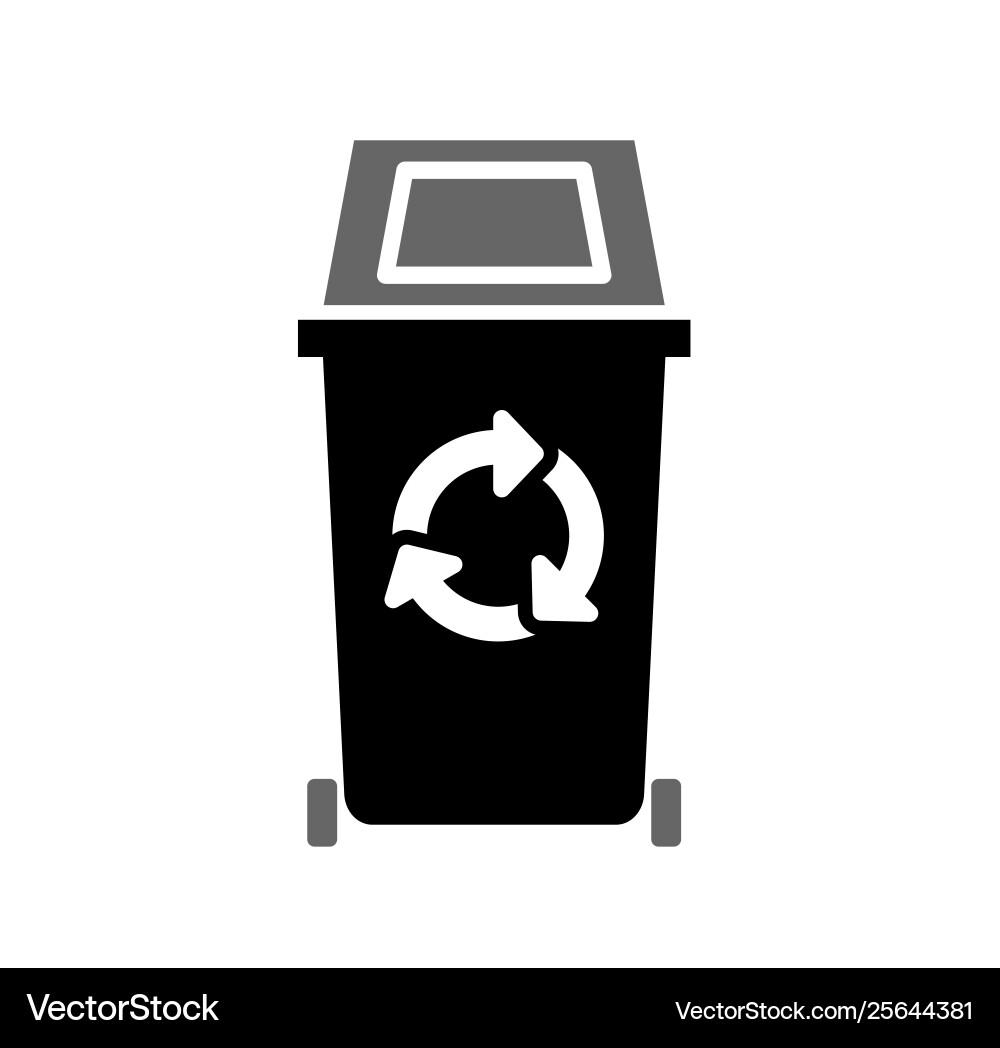 Garbage related icon on background for graphic Garbage related icon on background for graphic vector image