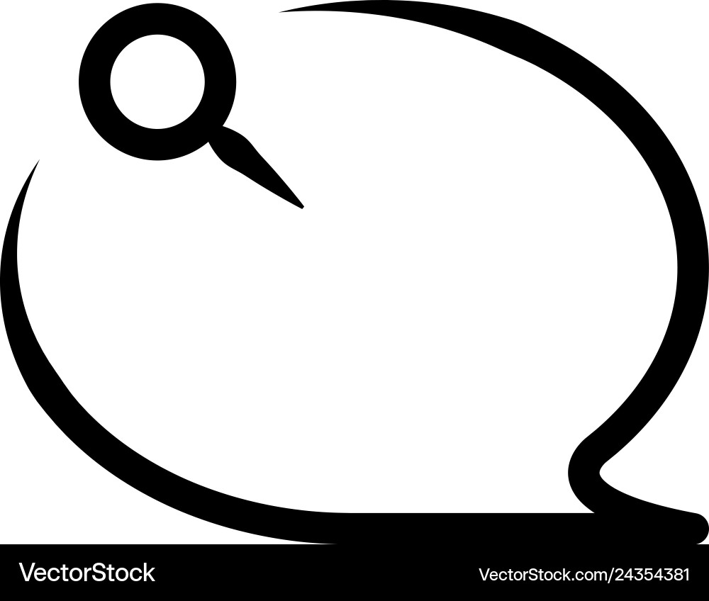 Message icon concept with search Vector Image