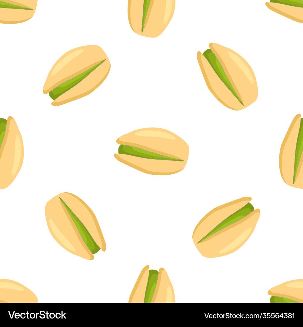 On theme big pattern identical types pistachio On theme big pattern identical types pistachio Vector Image