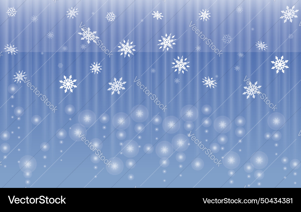 Snowflake falling abstract background Vector Image
