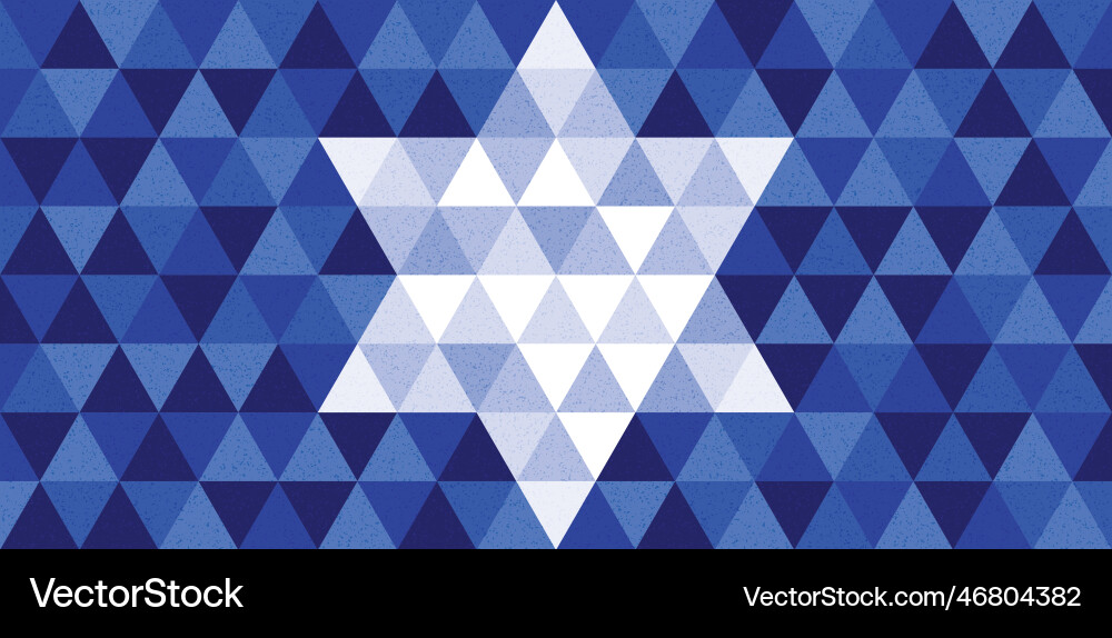 Abstract background with triangles star of david Abstract background with triangles star of david vector image