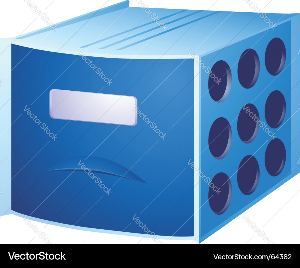 Card file Vector Image