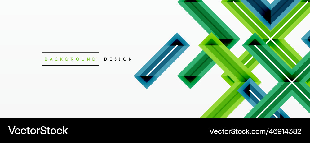 Cross line background minimal geometric template Vector Image