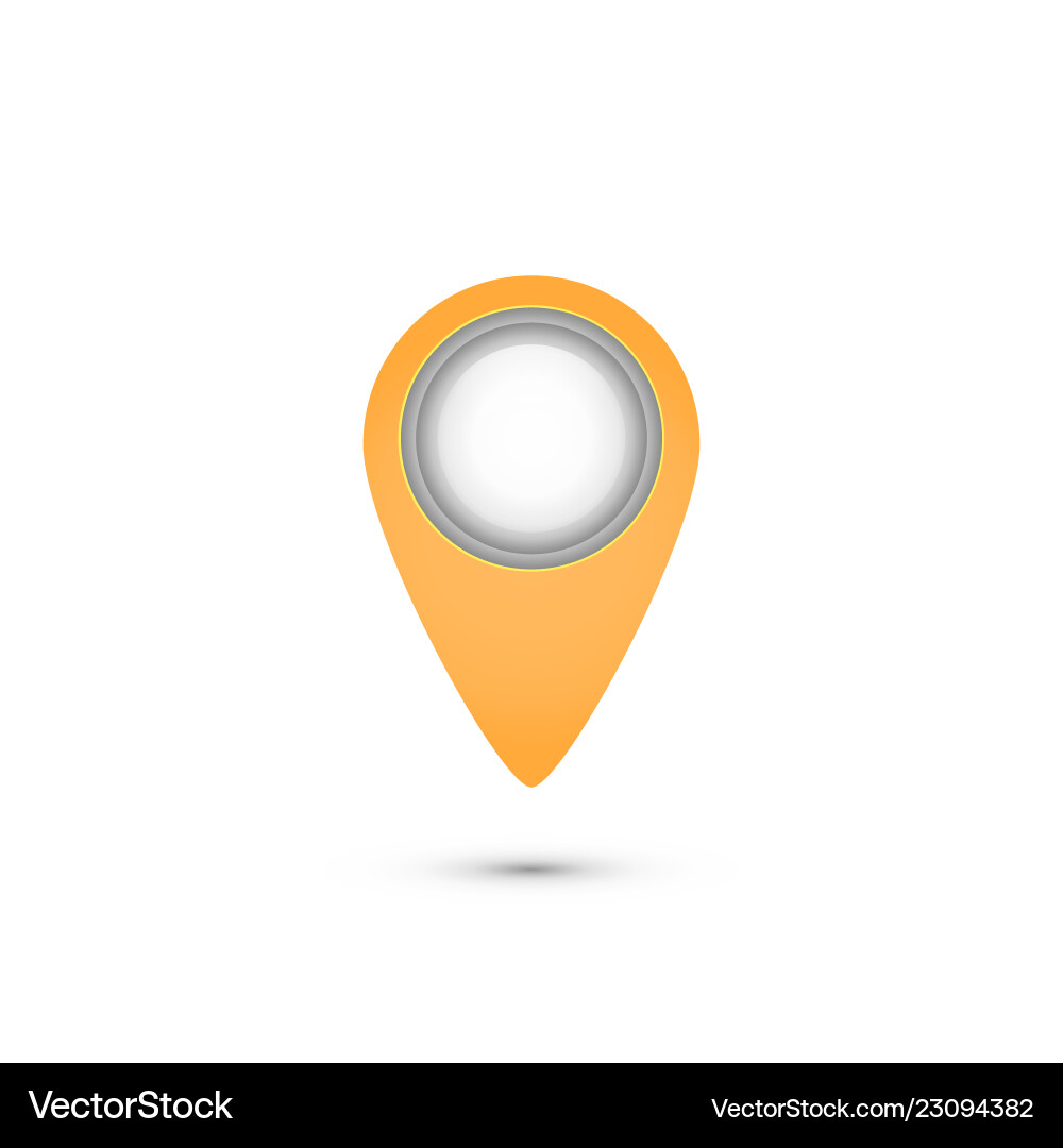 Location icon pointer Location icon pointer vector image