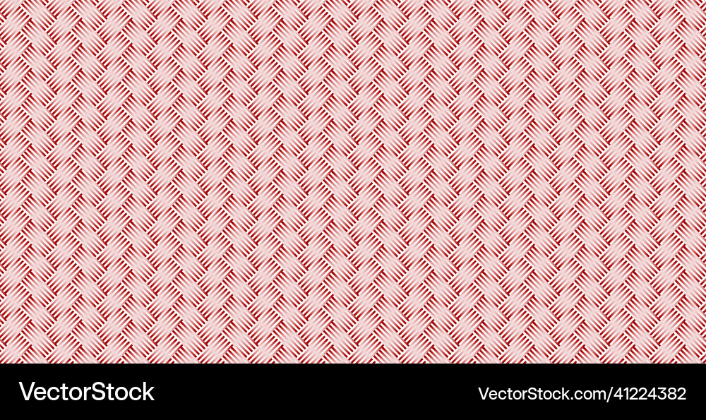 Red Wicker Repeating Pattern Vector Image