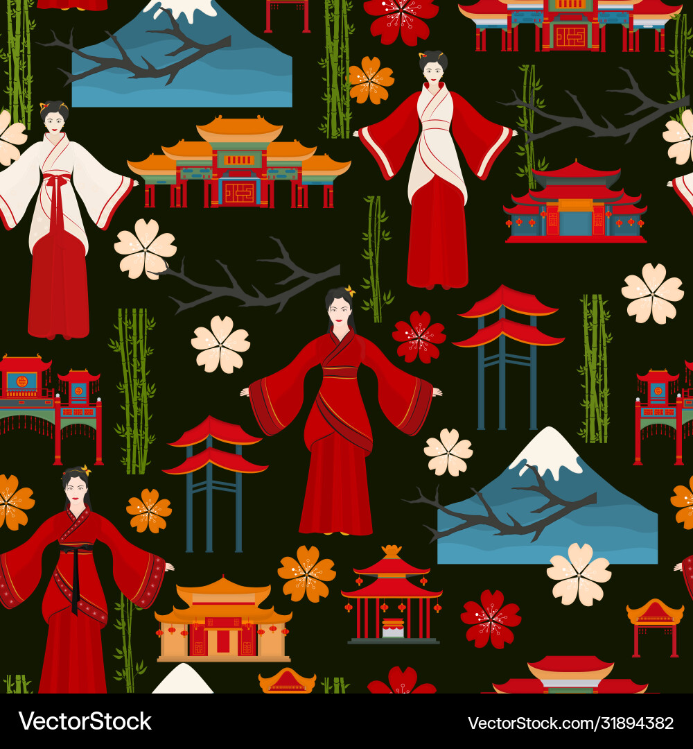 Seamless pattern Seamless pattern vector image
