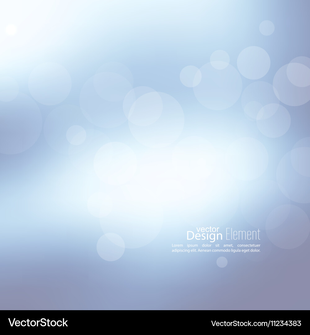 Abstract background with bokeh Vector Image