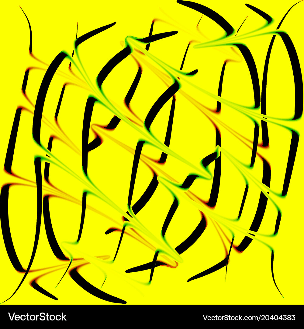 Abstract element in the form of a comb vector image