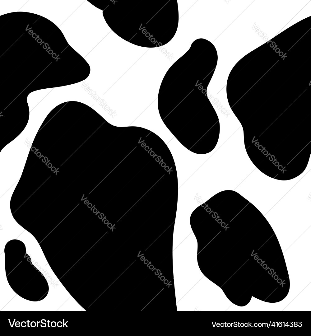 Cow Spots Seamless Pattern vector image