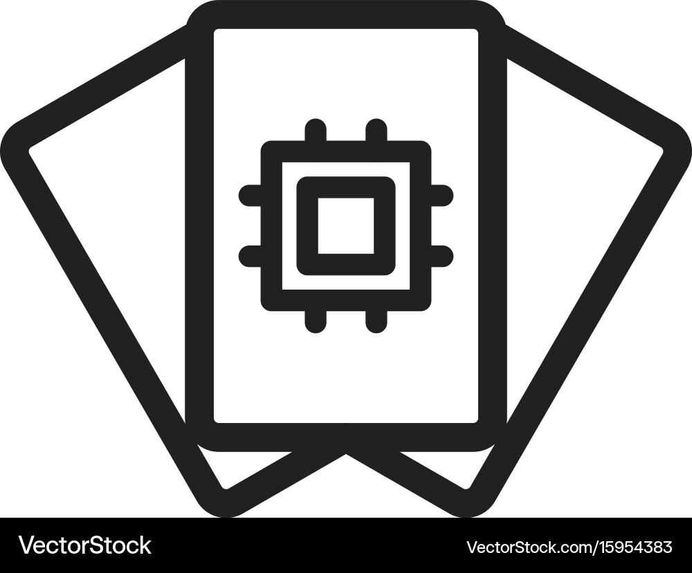 Data interpretation vector image