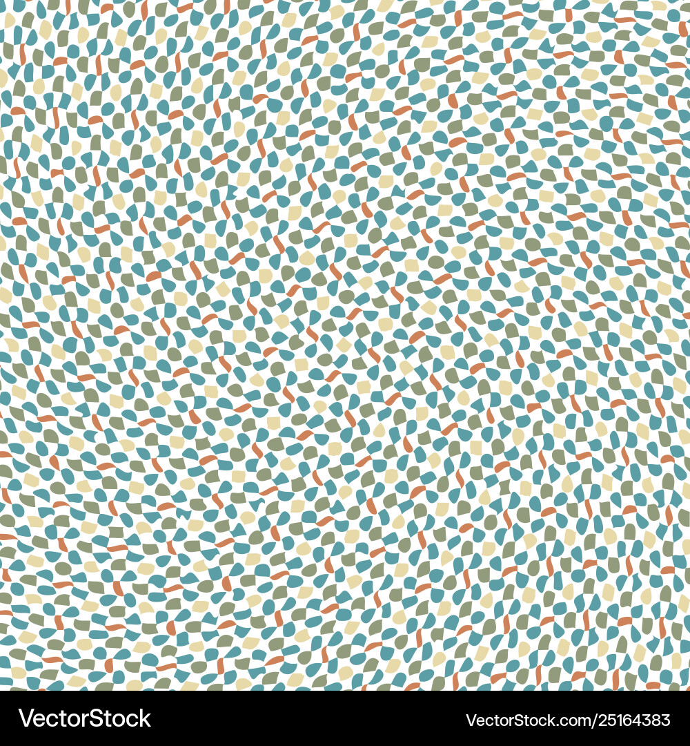 Geometric pattern colored elements with wave bend Geometric pattern colored elements with wave bend vector image