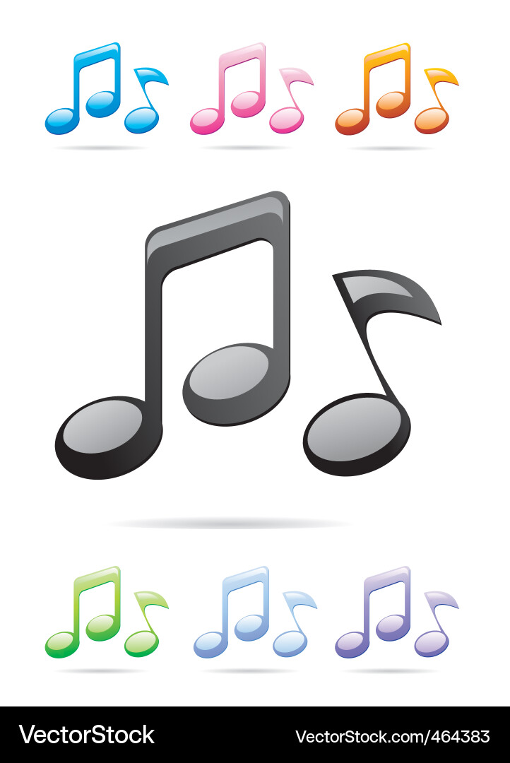 Note Vector Image