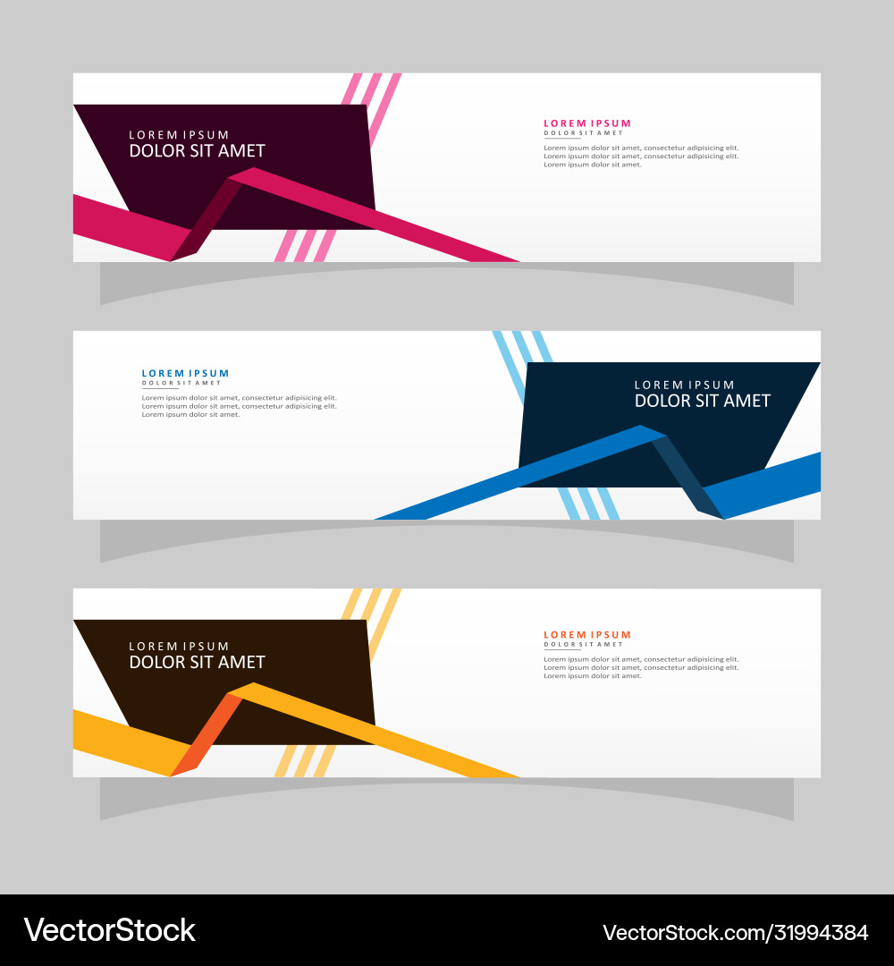 Abstract design banner web template Abstract design banner web template Vector Image
