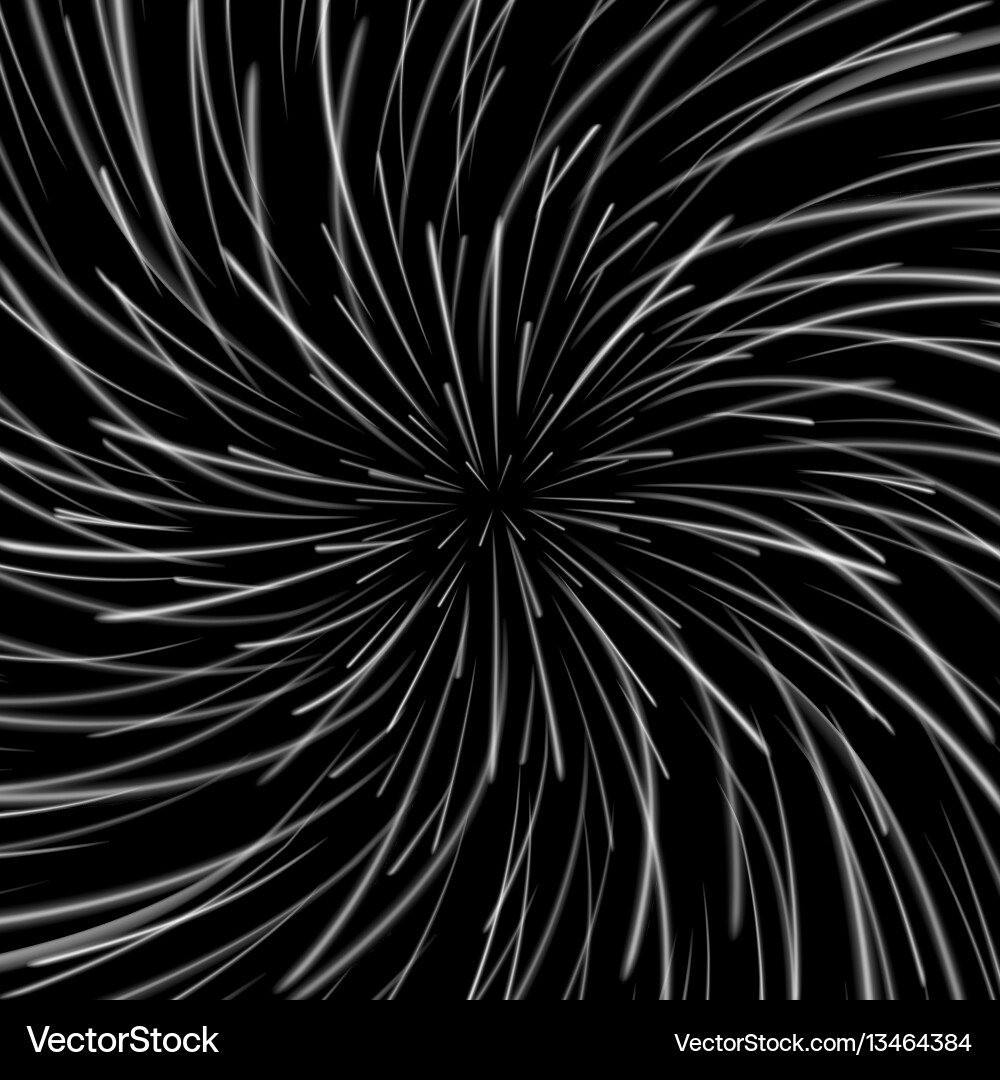 Cosmic Vortex Hyperspace Background Vector Image
