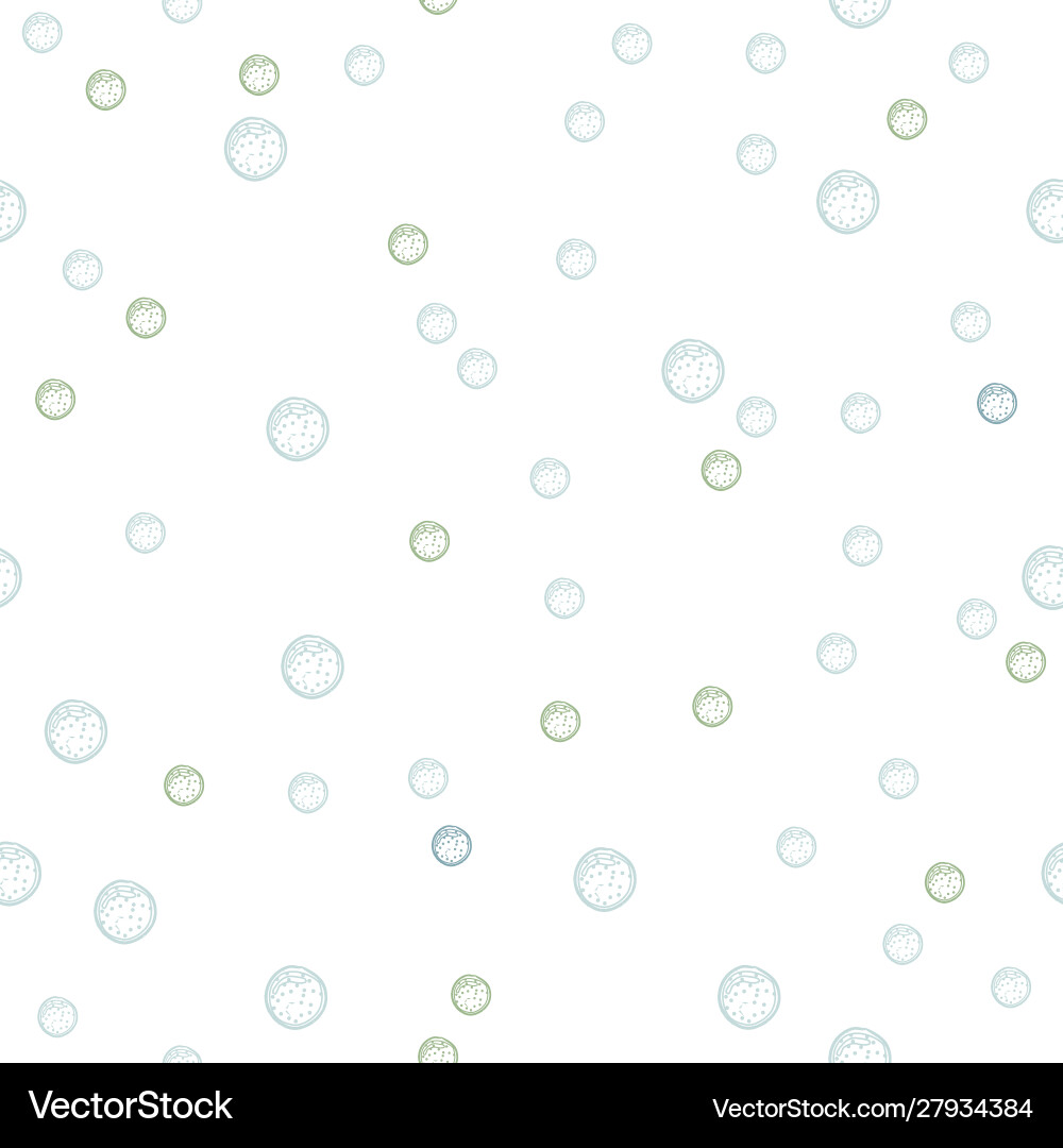 Seamless pattern with colorful balls scandinavian Seamless pattern with colorful balls scandinavian vector image