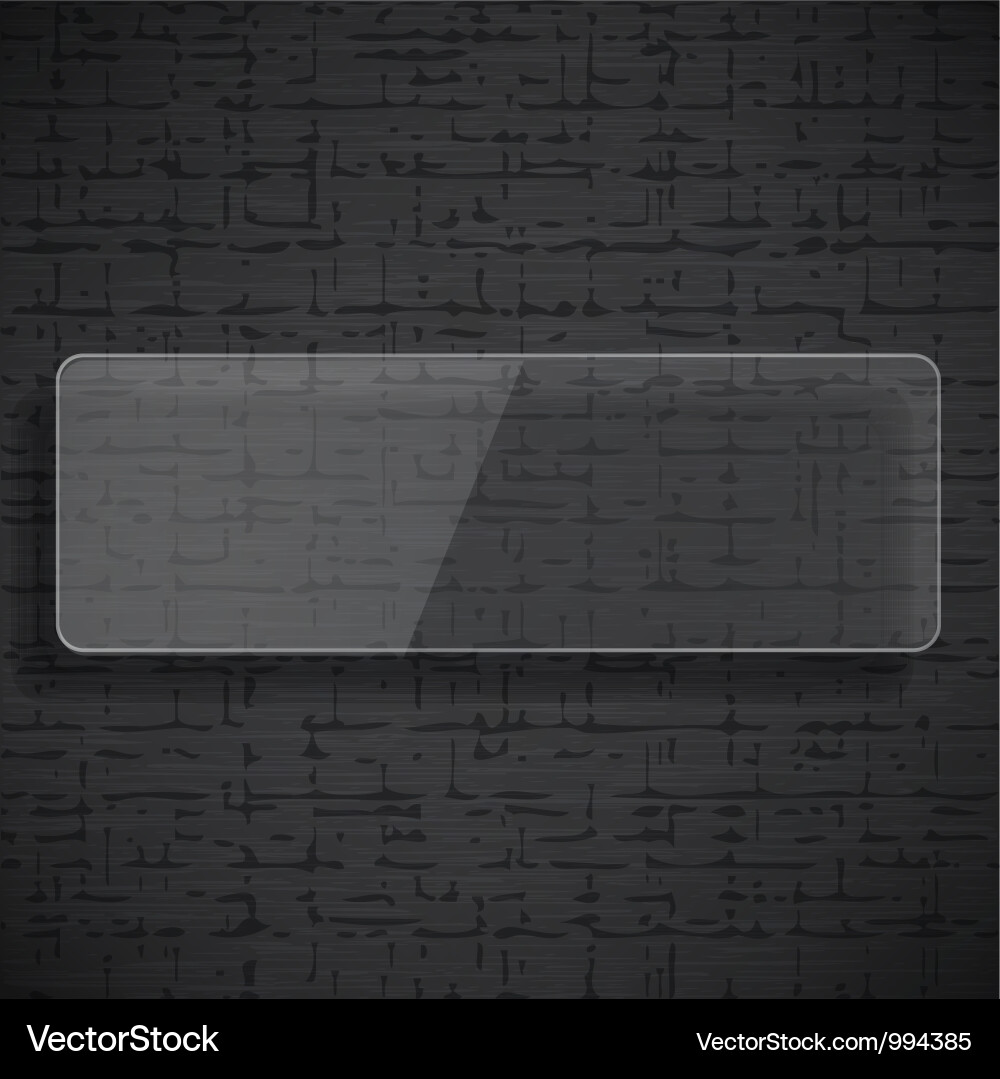 Abstract background with glass frame Vector Image