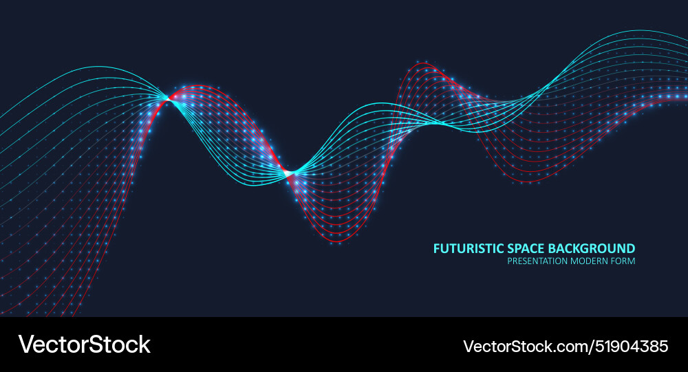 Abstract colored dynamic waves Abstract colored dynamic waves vector image