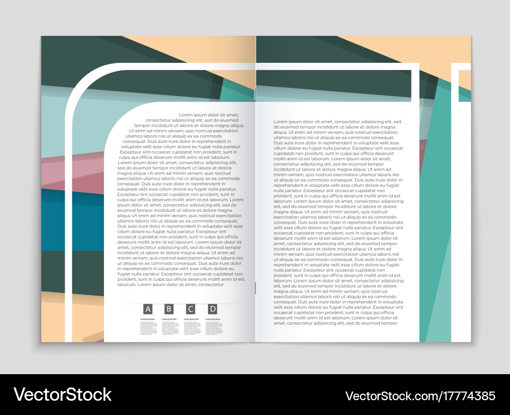 Abstract layout background set for art vector image