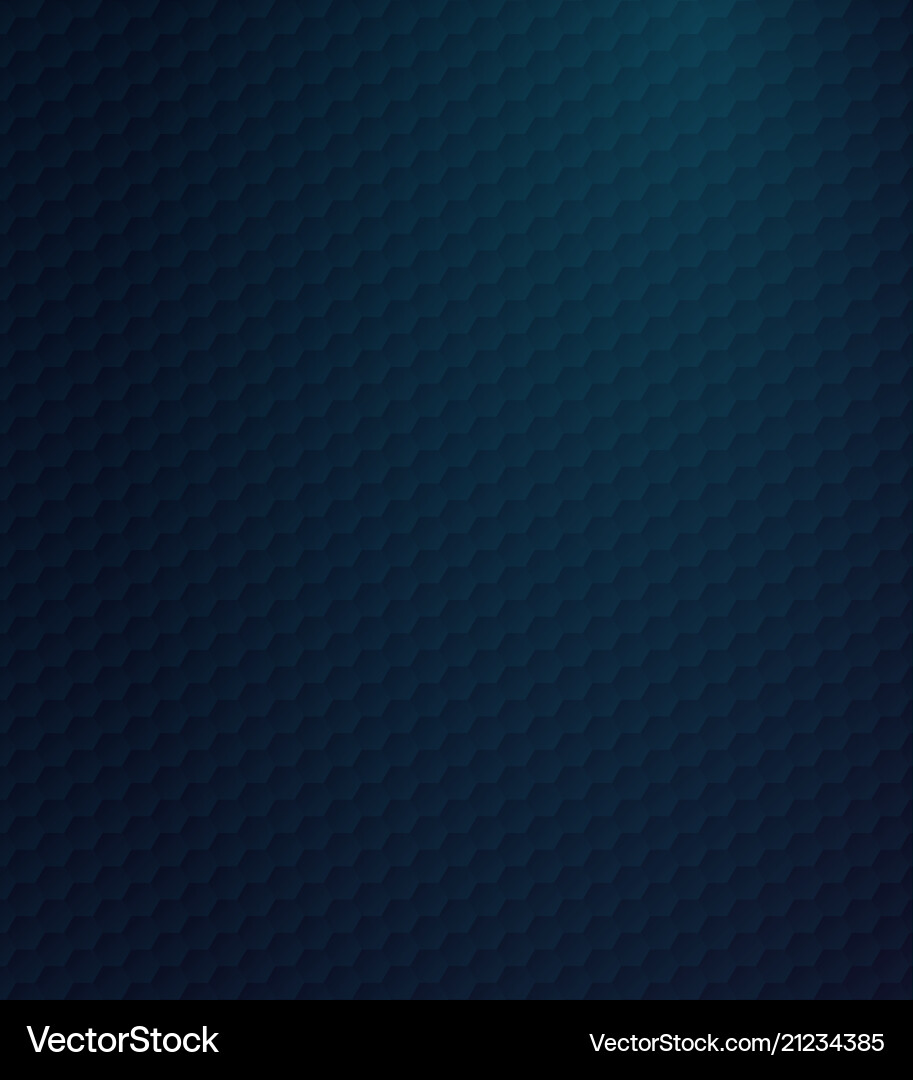 Dark deep background gradient mosaic hexagon vector image