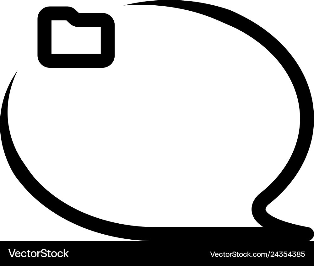 Dateiordner - icon map pointer message bubble Dateiordner - icon map pointer message bubble vektorbild