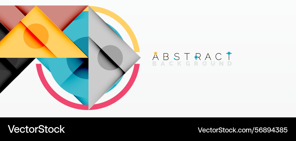 Geometric shapes overlap creating vibrant Geometric shapes overlap creating vibrant vector image