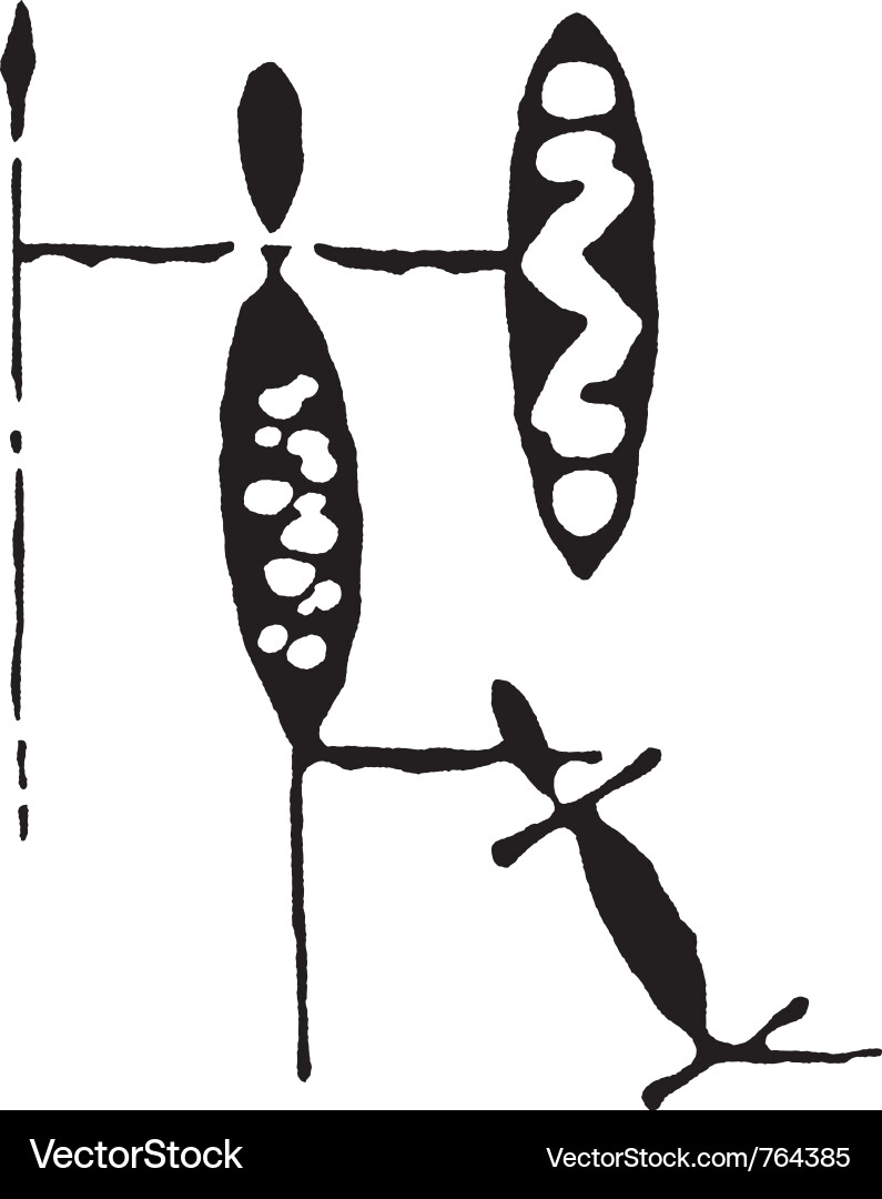 Tribesman attacked Vector Image