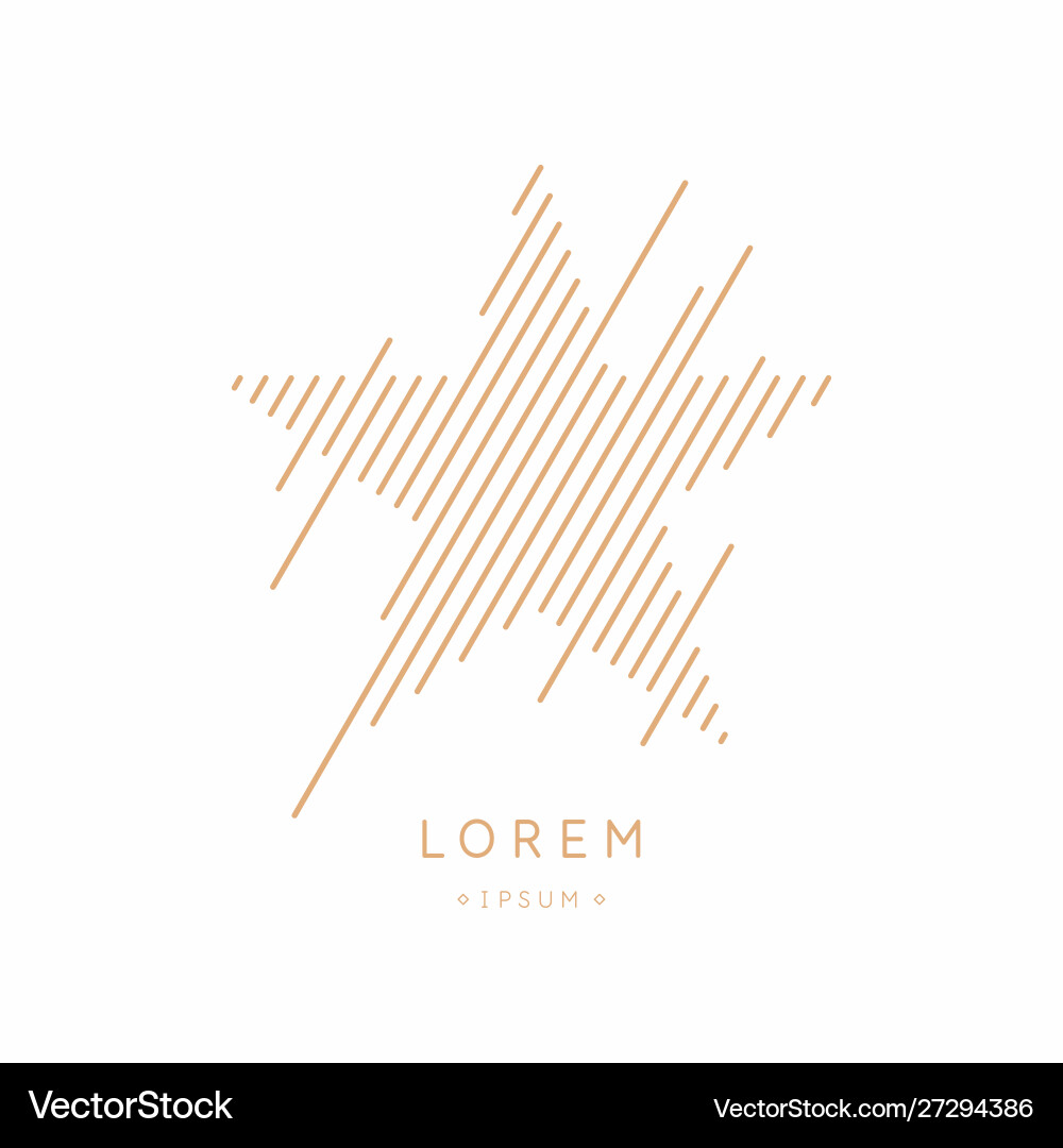Design element with dynamic lines Design element with dynamic lines vector image