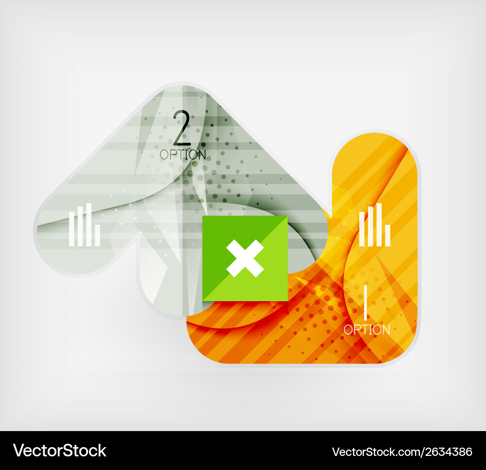 Modern web presentation design layout Vector Image