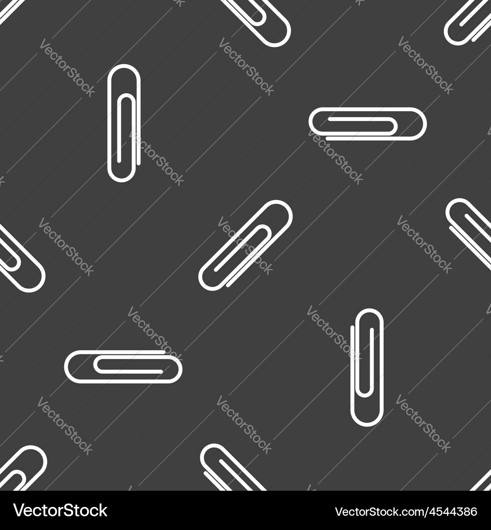Paperclip pattern Vector Image