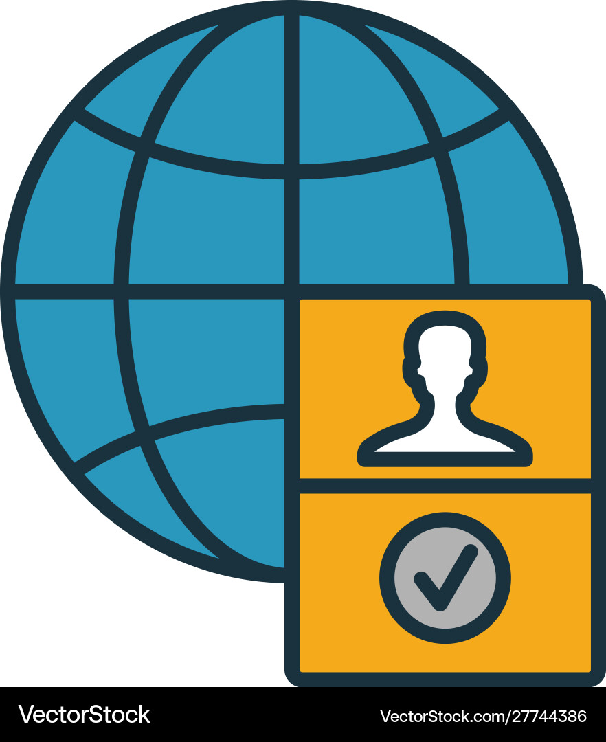 Visa icon simple element from icons collection Visa icon simple element from icons collection Vector Image