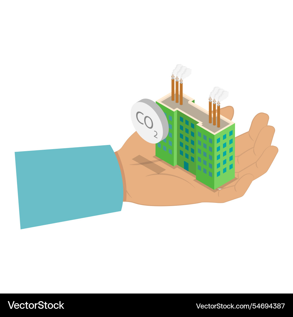 3d isometric flat Royalty Free Vector Image - VectorStock