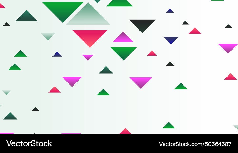 Abstract geometric shapes background with triangle Vector Image