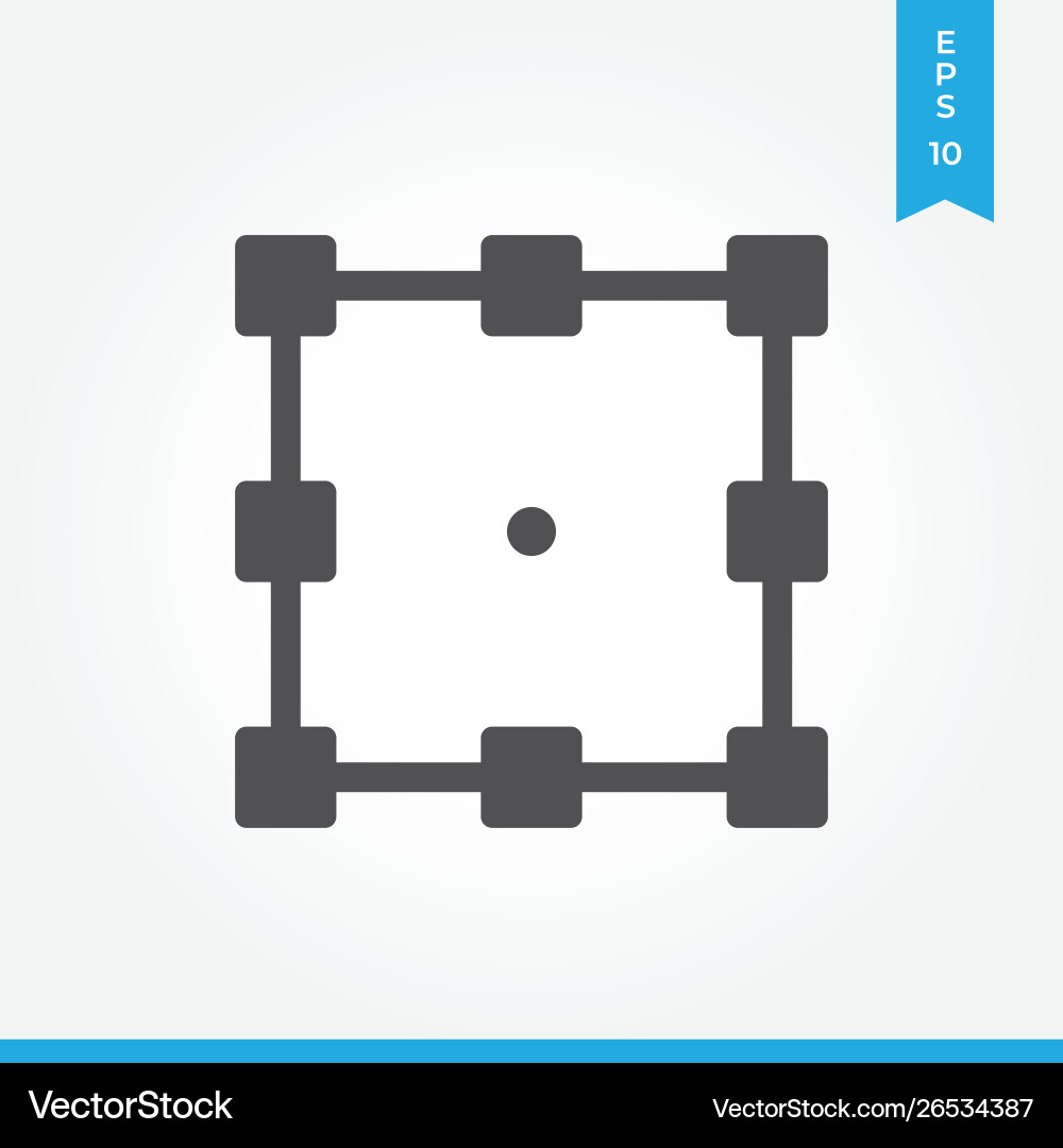 Transform box icon simple sign for web site Vector Image