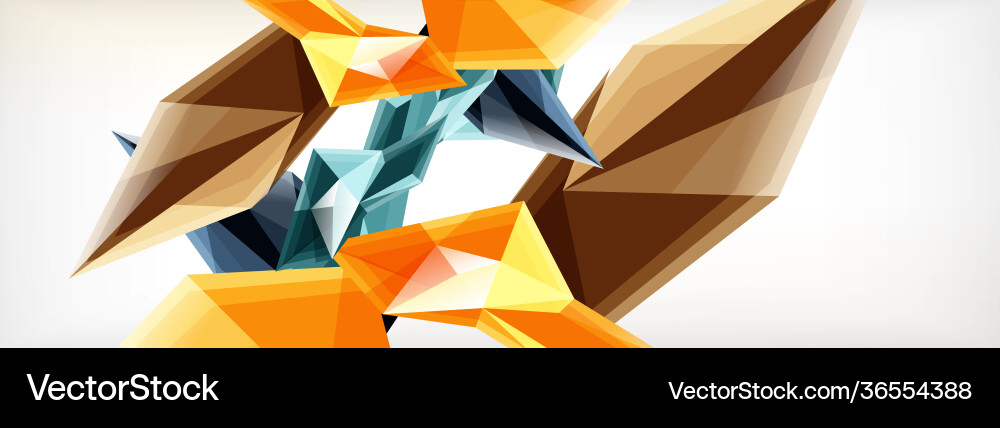 3d triangles and pyramids abstract 3d triangles and pyramids abstract vector image