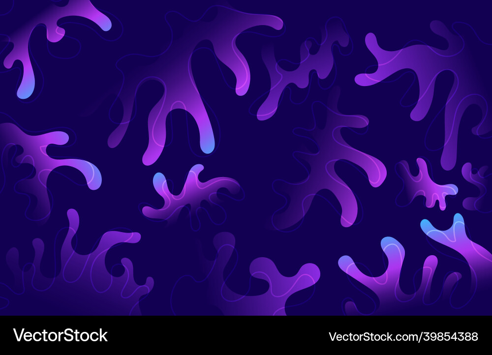 Abstract futuristic gradient color with hand vector image