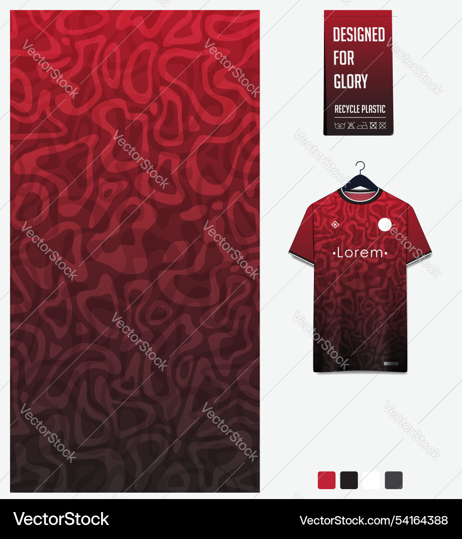 Fluid Sport Pattern - Red Textile – Royalty-Free Vector | VectorStock