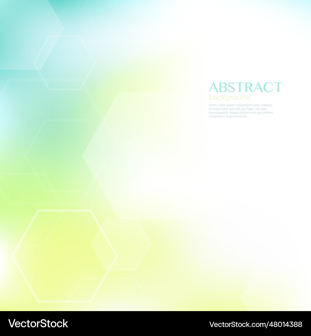 Geometric abstract background with hexagonal Vector Image
