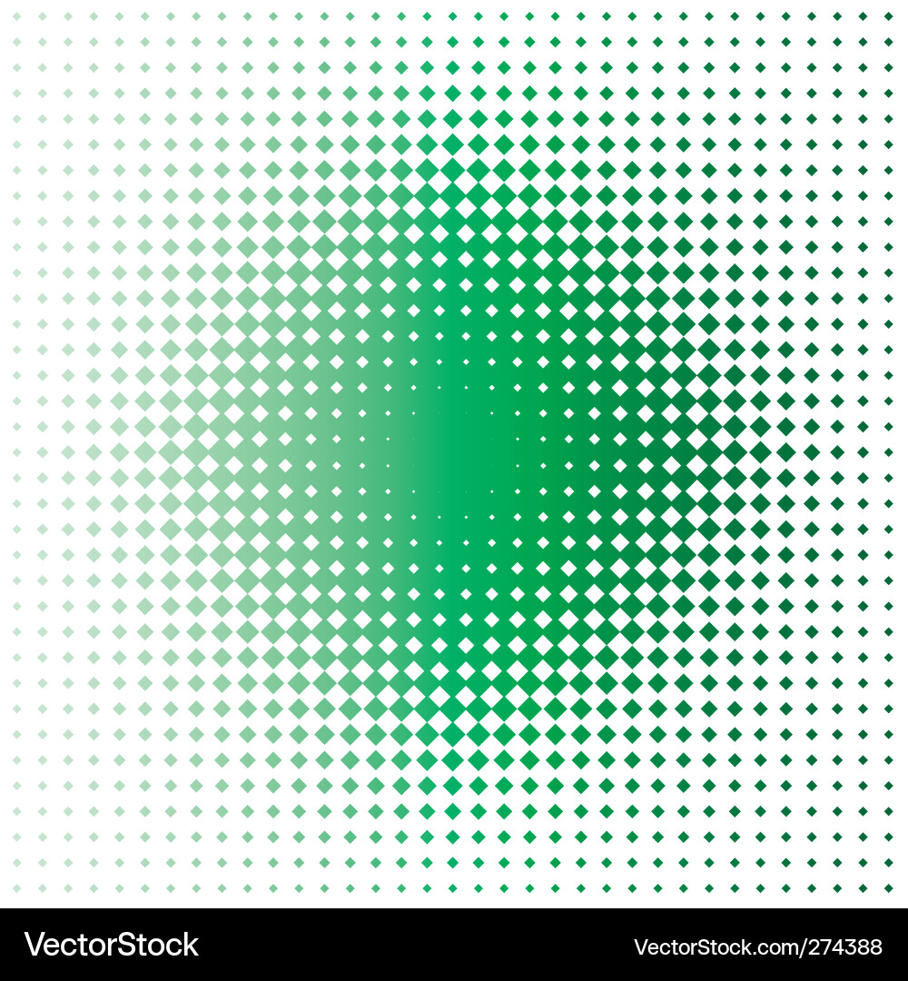 Halftone Gradient Square Pattern vector image