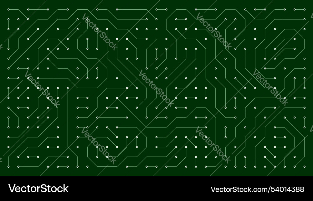 Intricate Circuit Pattern vector image