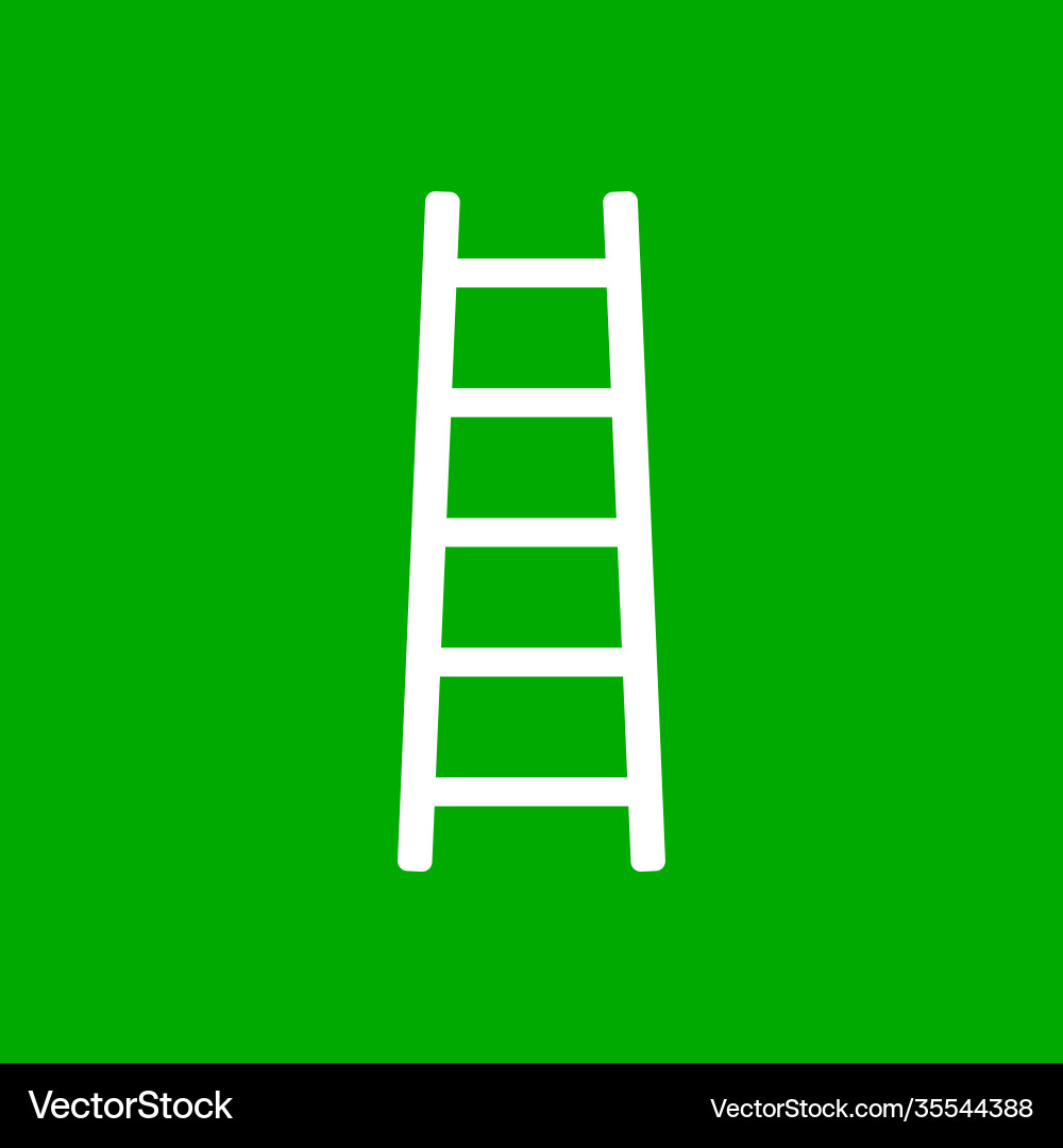 Ladder and background vector image