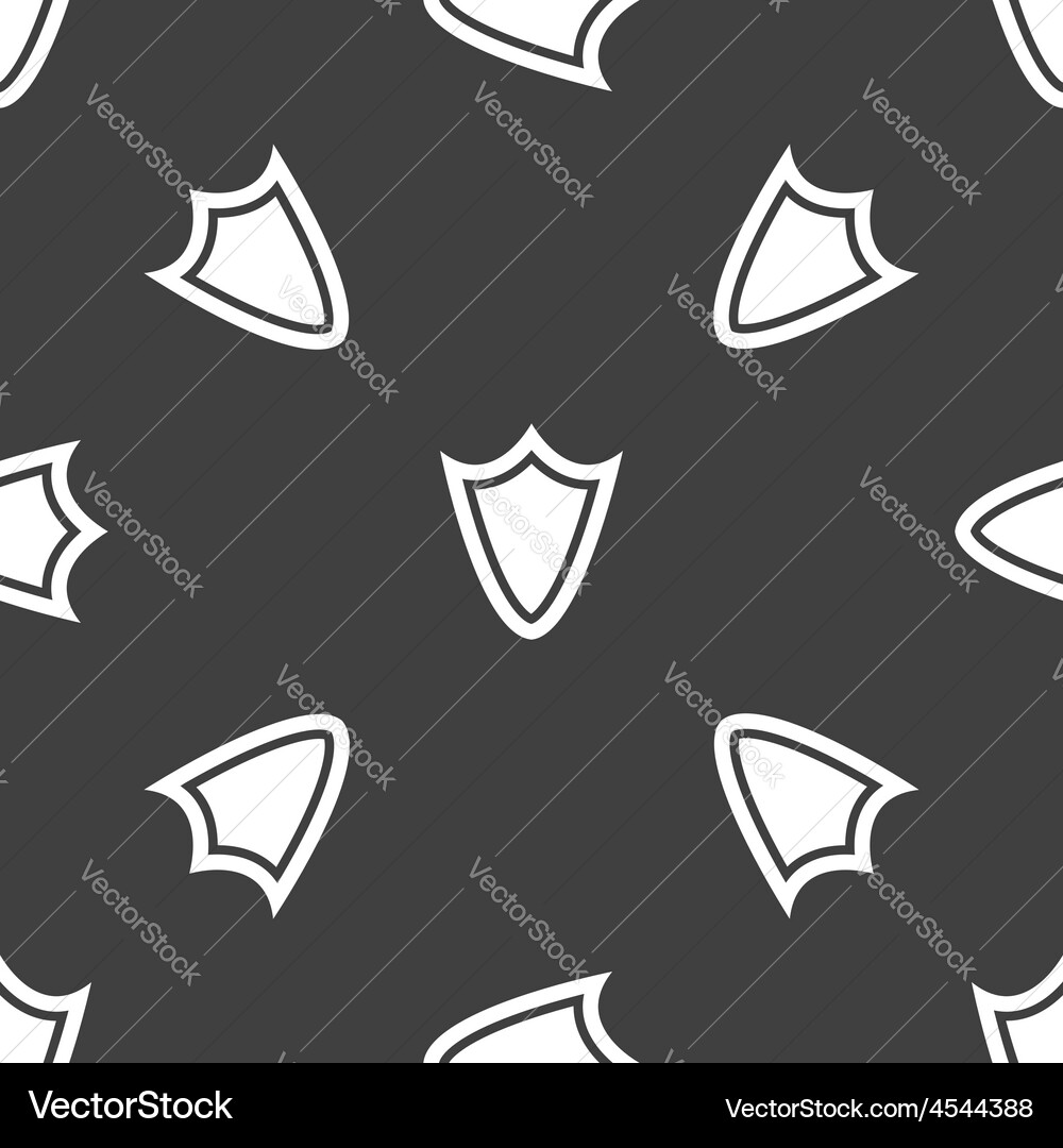 Shield pattern vector image