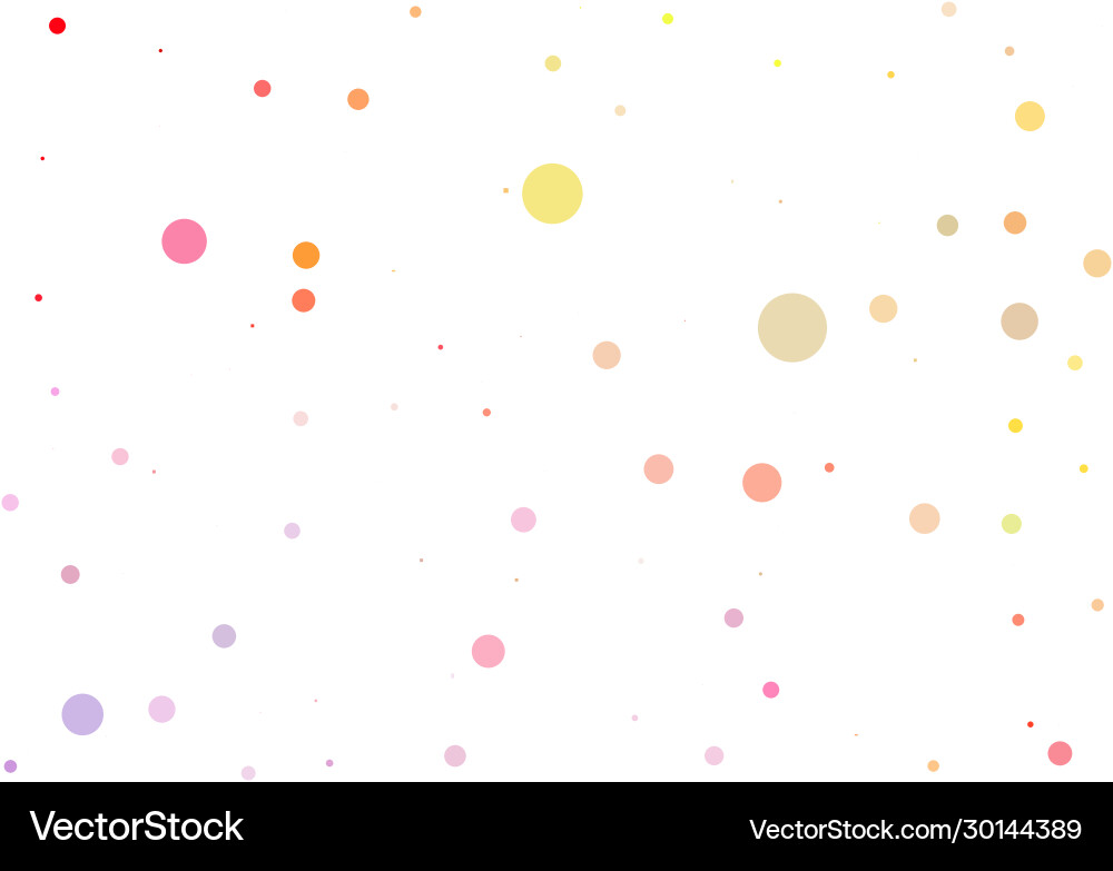 Abstract background with colorful circles vector image