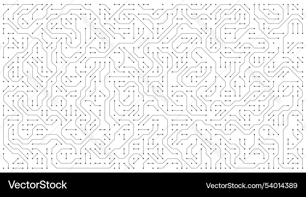 Abstract circuit board pattern comprehensive Abstract circuit board pattern comprehensive vector image