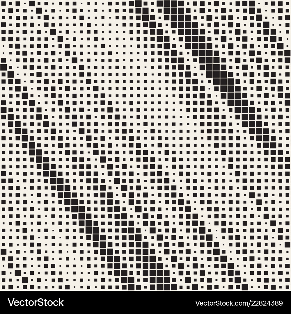Abstract Halftone Square Pattern vector image