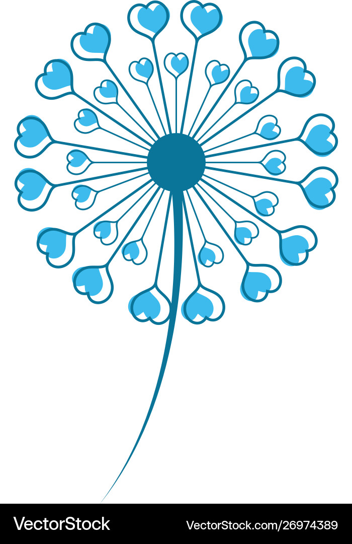 Dandelion icon design Vector Image